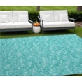 thumbnail image 1 of HomeRoots 560138 10 x 14 ft. Turquoise Geometric Washable Non Skid Indoor Outdoor Rectangle Machine Woven Area Rug, 1 of 1