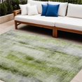 thumbnail image 1 of HomeRoots 561675 8 x 10 ft. Sage Washable Non Skid Indoor Outdoor Rectangle Machine Woven Area Rug, 1 of 1