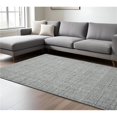thumbnail image 1 of HomeRoots 570522 8 x 10 ft. Gray & Ivory Wool Abstract Hand Tufted Rectangle Area Rug, 1 of 1