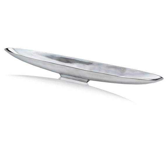 6'.5" X 47'.25" X 4'.5" Silver Aluminum Extra Large Long Boat Tray