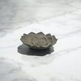 thumbnail image 1 of 6" Black Lotus Flower Metal Handmade Tray, 1 of 3