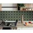 thumbnail image 1 of 6" X 6" Agean Blue and Green Peel and Stick Tiles, 1 of 9