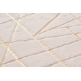 thumbnail image 1 of 2' X 3' Beige and Gold Faux Fur Abstract Shag Non Skid Area Rug Size: 6' x 9', 1 of 11