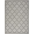 thumbnail image 1 of HomeRoots 522151 6 x 9 ft. Gray Geometric Flatweave Rectangle Area Rug, 1 of 8