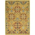 thumbnail image 1 of 6' X 9' Yellow Floral Power Loom Area Rug, 1 of 5