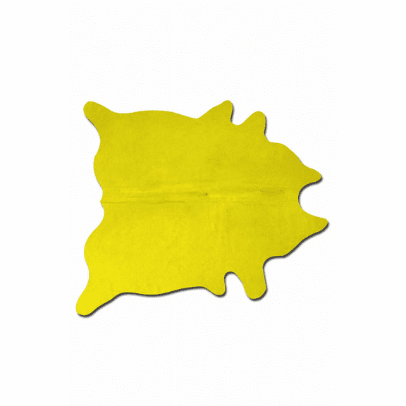 6' X 7' Cowhide Rug - Yellow