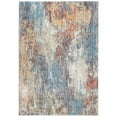 thumbnail image 1 of HomeRoots  6 x 9 ft. Abstract Painting Modern Area Rug - Blue & Red, 1 of 1