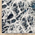 thumbnail image 1 of HomeRoots  6 x 9 ft. Gray Teal & Green Abstract Power Loom Stain Resistant Rectangle Area Rug - Gray Teal and Green - 6 x 9 ft., 1 of 1