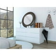 thumbnail image 1 of HomeRoots  60 in. White Six Drawer Double Dresser, 1 of 1