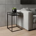 thumbnail image 1 of HomeRoots 605411 Black Iron Nested Tables, Set of 2, 1 of 1