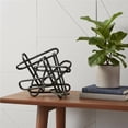 thumbnail image 1 of HomeRoots 608733 8 in. Black Metal Abstract Tabletop Sculpture, 1 of 1