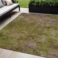 thumbnail image 1 of HomeRoots 608772 5 x 8 ft. Green Abstract Washable Indoor & Outdoor Rectangle Area Rug, 1 of 1