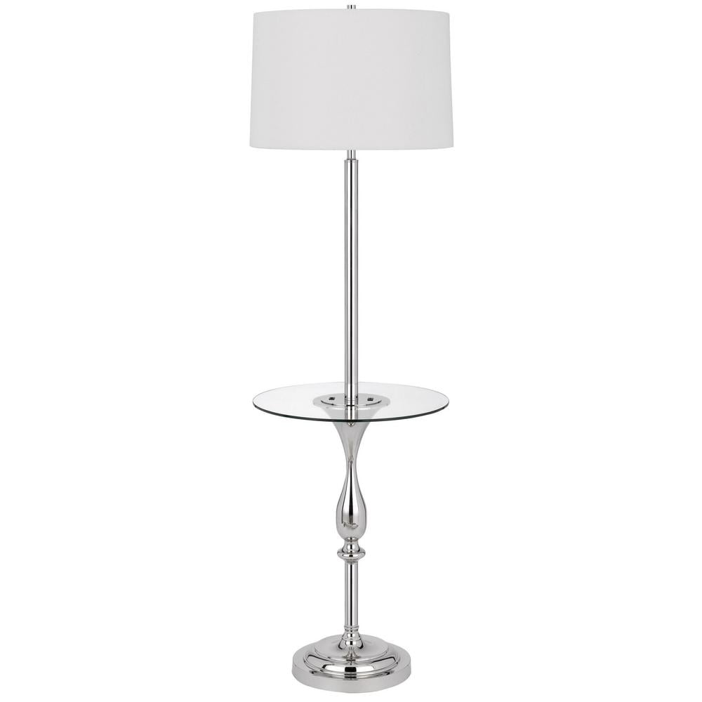 HomeRoots Tray Table Floor Lamp