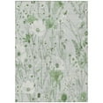 thumbnail image 1 of HomeRoots 611157 5 x 8 ft. Mint Green & Ivory Floral Washable Indoor & Outdoor Rectangle Area Rug, 1 of 1
