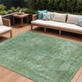 thumbnail image 1 of HomeRoots 615510 9 x 12 ft. Sage & Mint Green Abstract Washable Indoor & Outdoor Rectangle Area Rug, 1 of 1