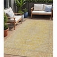 thumbnail image 1 of HomeRoots 616299 5 x 8 ft. Wheat & Gold Medallion Washable Indoor & Outdoor Rectangle Area Rug, 1 of 1
