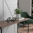 thumbnail image 1 of HomeRoots 634473 10 in. Black Cast Iron Love Tabletop Sign, 1 of 1
