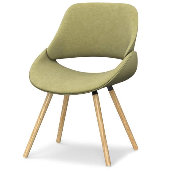 HomeRoots 638964 30.90 x 20.90 x 22.80 in. Green & Brown Solid Wood Dining Parsons Chair