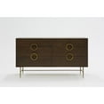 thumbnail image 1 of HomeRoots 65" Acacia Solid Wood Six Drawer Double Dresser, 1 of 7