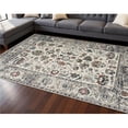 thumbnail image 1 of HomeRoots 660163 7 x 10 ft. Cream Gray & Red Floral Medallion Rectangle Area Rug, 1 of 1