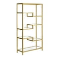 thumbnail image 1 of HomeRoots 68" Gold Metal And Glass Seven Tier Etagere Bookcase, 1 of 3