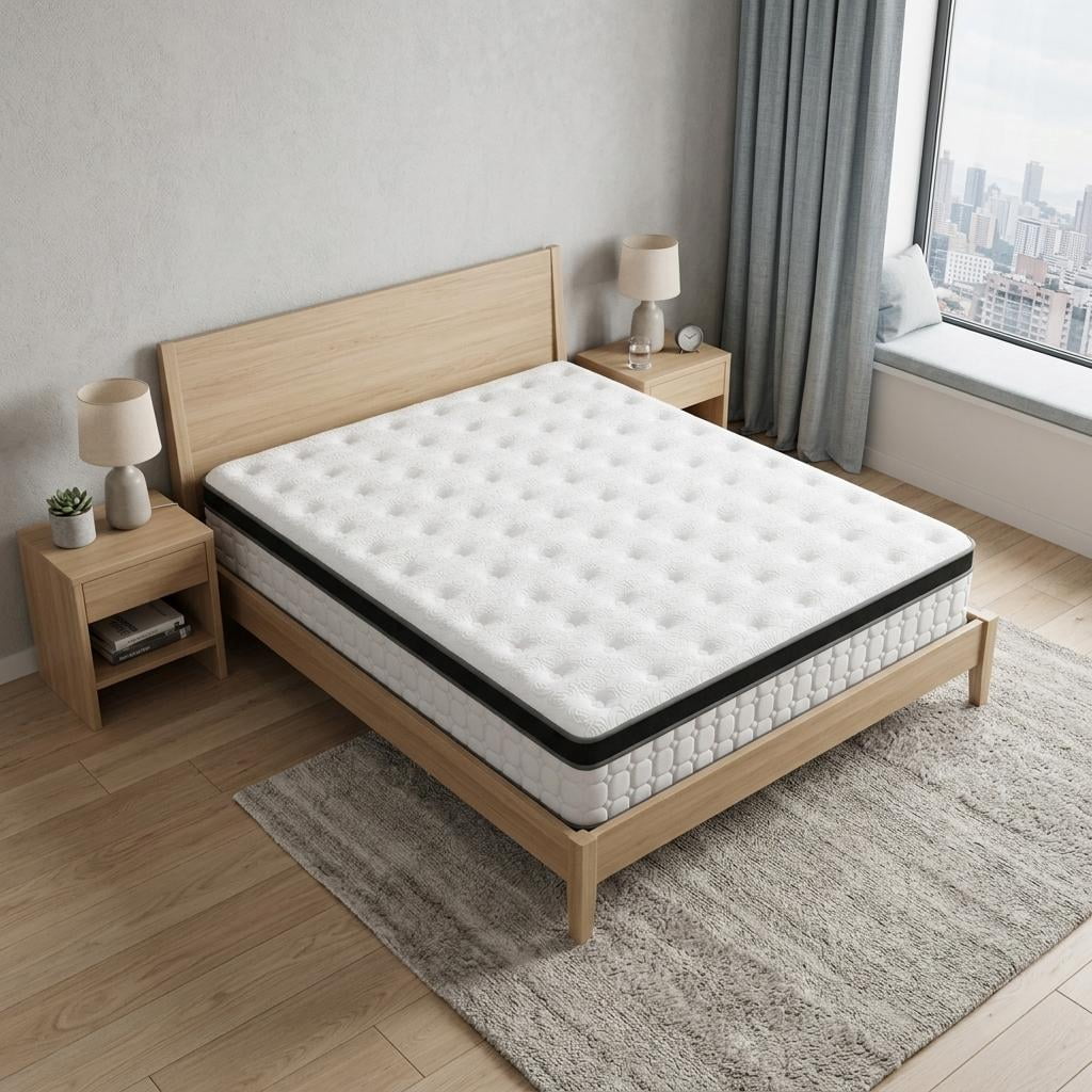 12" King Gel Memory Foam Hybrid Mattress