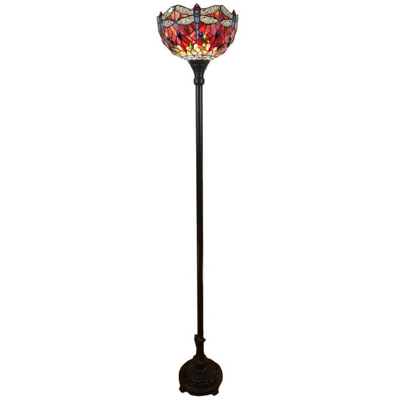 HomeRoots 69" Brown Traditional Shaped Floor Lamp