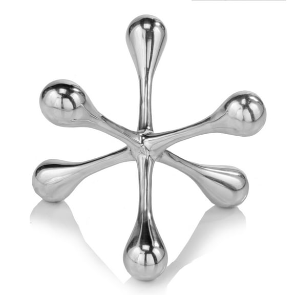 7" Silver Finish Large decorative Jack