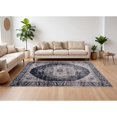thumbnail image 1 of 7' x 10' Black and Gray Oriental Area Rug, 1 of 8