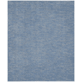 thumbnail image 1 of HomeRoots 7' X 10' Blue And Grey Striped Non Skid Indoor Outdoor Area Rug, 1 of 7