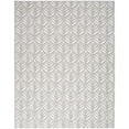 thumbnail image 1 of 7' X 10' Grey Floral Stain Resistant Non Skid Area Rug, 1 of 6