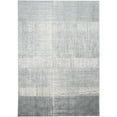 thumbnail image 1 of HomeRoots 7' X 10' White Gray And Blue Abstract Stain Resistant Area Rug, 1 of 8