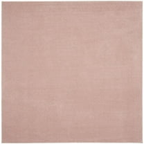 HomeRoots 7' X 7' Pink Square Non Skid Indoor Outdoor Area Rug
