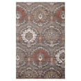thumbnail image 1 of 7' X 9' Rust Floral Stain Resistant Area Rug, 1 of 8
