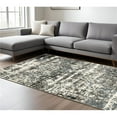 thumbnail image 1 of HomeRoots 575613 7 x 10 ft. Abstract Rectangle Area Rug, Ivory & Gray, 1 of 1