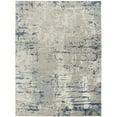 thumbnail image 1 of 7' X 10' Blue and Gray Abstract Power Loom Area Rug, 1 of 5
