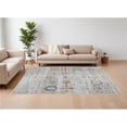 thumbnail image 1 of HomeRoots 567416 7 x 10 ft. Floral Power Loom Rectangle Area Rug, Ivory, Red & Blue, 1 of 1