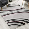 thumbnail image 1 of HomeRoots  7 x 10 ft. Gray Modern Geometric Area Rug - Gray - 7' x 10', 1 of 1