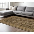 thumbnail image 1 of HomeRoots 576272 7 x 10 ft. Oriental Rectangle Area Rug, Brown & Gold, 1 of 1