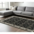 thumbnail image 1 of HomeRoots 574859 7 x 10 ft. Oriental Rectangle Area Rug with Fringe, Blue & Ivory, 1 of 1