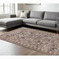 thumbnail image 1 of HomeRoots 570914 7 x 10 ft. Tan & Blue Oriental Rectangle Area Rug with Fringe, 1 of 1