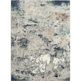 thumbnail image 1 of HomeRoots  7 x 9 ft. Blue & Gray Abstract Stain Resistant Rectangle Area Rug - Blue and Gray - 7 x 9 ft., 1 of 1