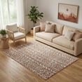 thumbnail image 1 of 5' X 8' Brown And Tan Chevron Area Rug, 1 of 5