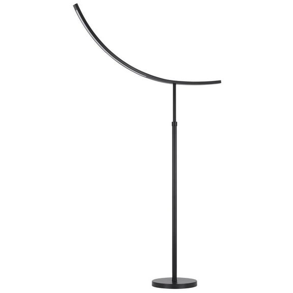 HomeRoots 74" Bronze Adjustable Led Traditional Shaped Floor Lamp