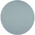 thumbnail image 1 of 8' Aqua Round Power Loom Area Rug, 1 of 9