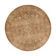 thumbnail image 1 of HomeRoots 352532 7 ft. 7 in. Round Polypropylene Beige Area Rug, 1 of 4