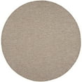 thumbnail image 1 of HomeRoots 8' Beige Round Power Loom Area Rug, 1 of 10