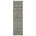 thumbnail image 1 of HomeRoots 508010 2 x 8 ft. Oriental Power Loom Stain Resistant Runner Rug with Fringe Multi Color, 1 of 10