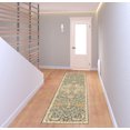 thumbnail image 1 of 8' X 10' Blue and Green Oriental Hand Tufted Area Rug, 1 of 8