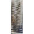 thumbnail image 1 of 8' Blue Orange And Gray Abstract Power Loom Runner Rug, 1 of 6